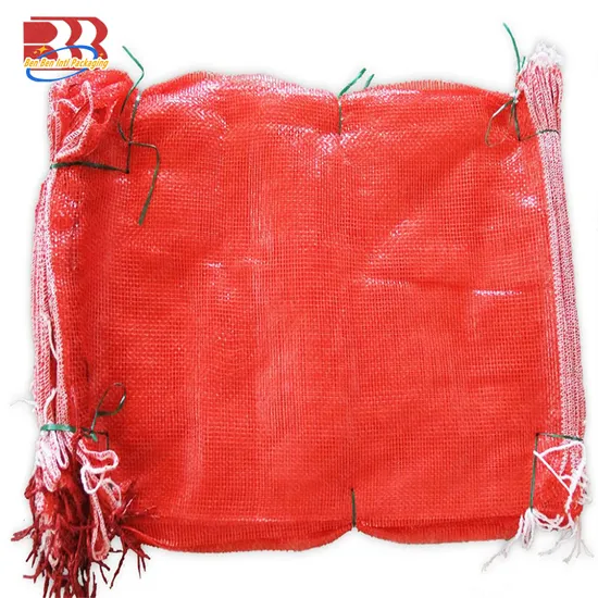 Grs SGS FDA 공장 도매 내구성 50lb 50kg 레노 과일 야채 플라스틱 포장 졸라매는 끈 콩 양파 감자 오렌지 양배추 PP 짠 관형 메쉬 그물 가방